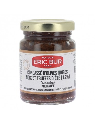 Concassée d'olives noires,...