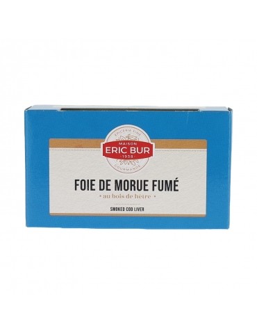 Foie de morue fumé au bois...